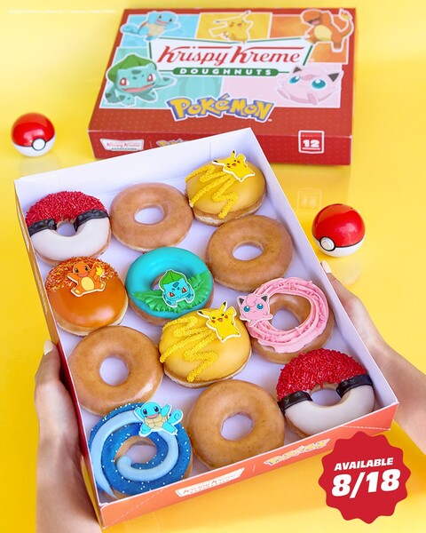 Krispy Kreme Announces Pokémon-Inspired Doughnuts
