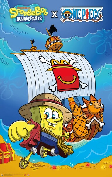 McDonald's Offers One Piece x SpongeBob SquarePants Happy Meals Around the World