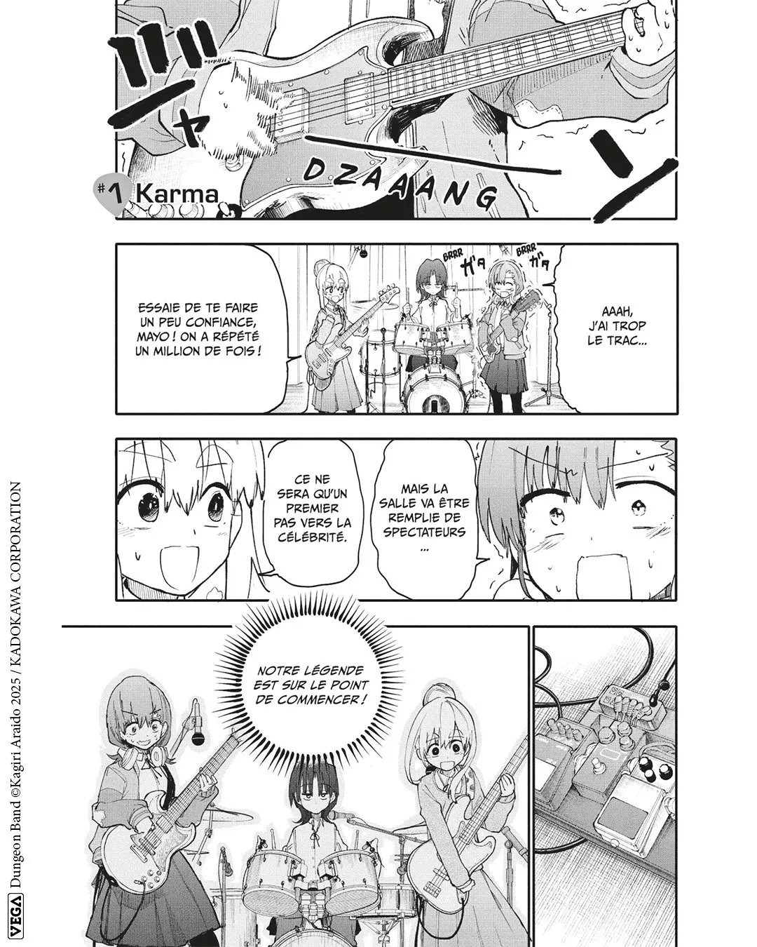 The manga Dungeon Band arrives in France
