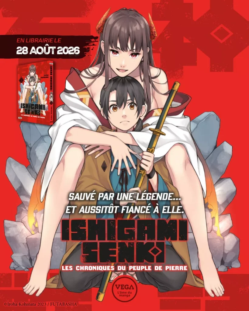 The manga Ishigami Senki arrives in France at Vega