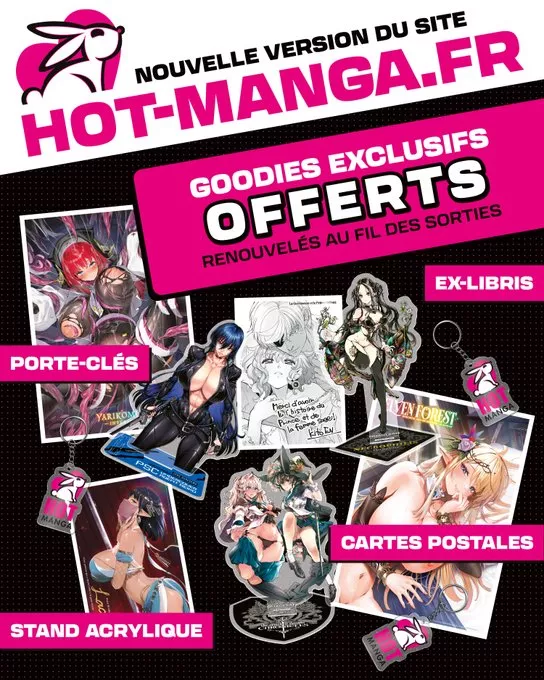 Hot Manga launches its new website with surprises
