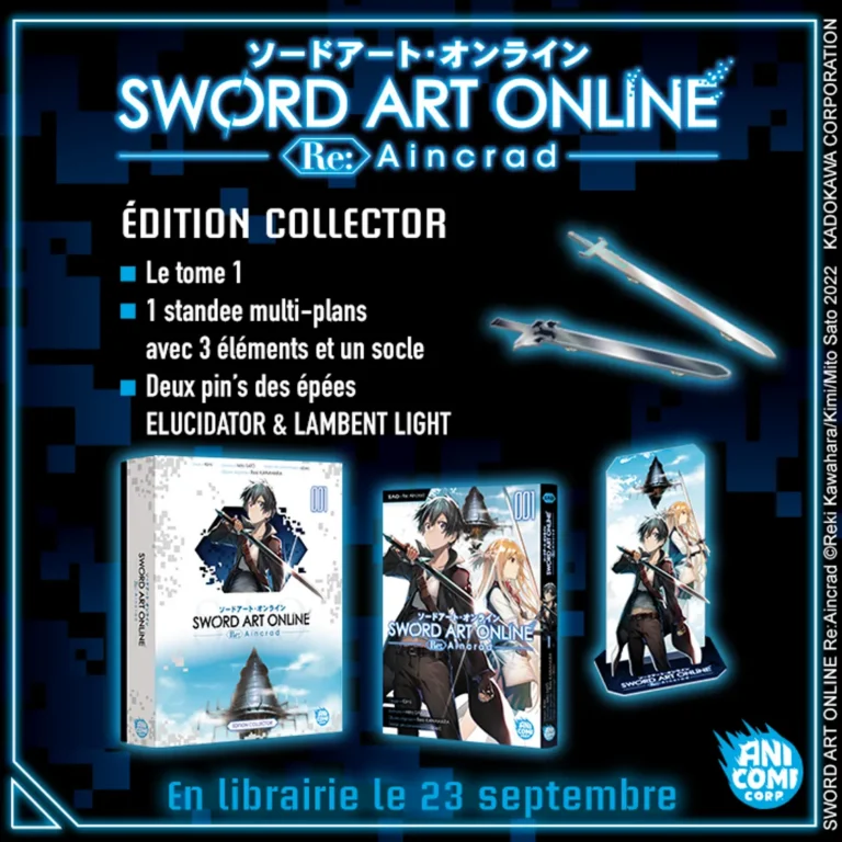 Sword Art Online – Re: Aincrad volume 1 will get a collector's edition