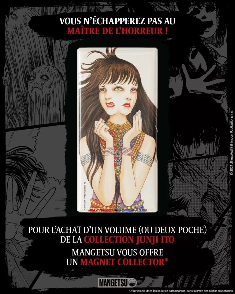 Mangetsu offers a Junji Ito magnet