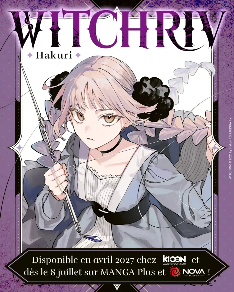 WITCHRIV arrives in force at Ki-oon