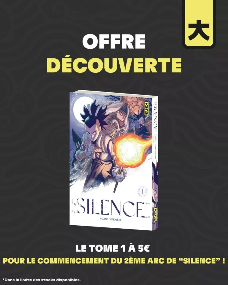 Volume 1 of Silence offered at a reduced price