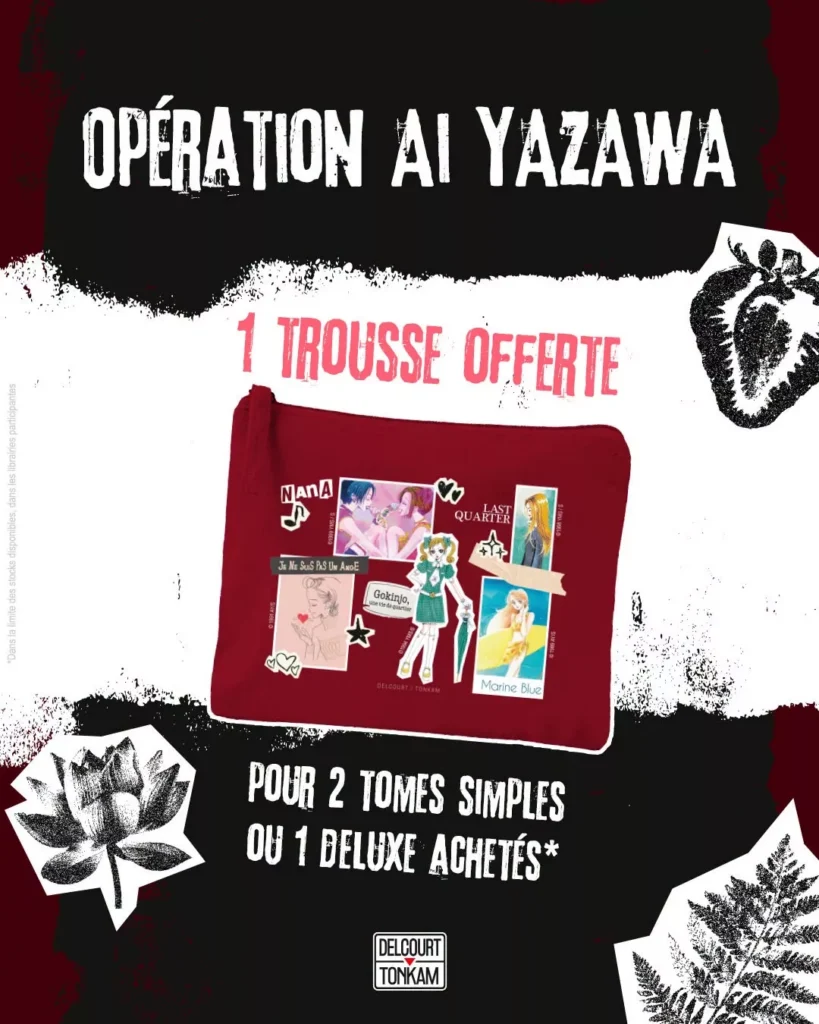 Delcourt/Tonkam offers a special Ai Yazawa pouch