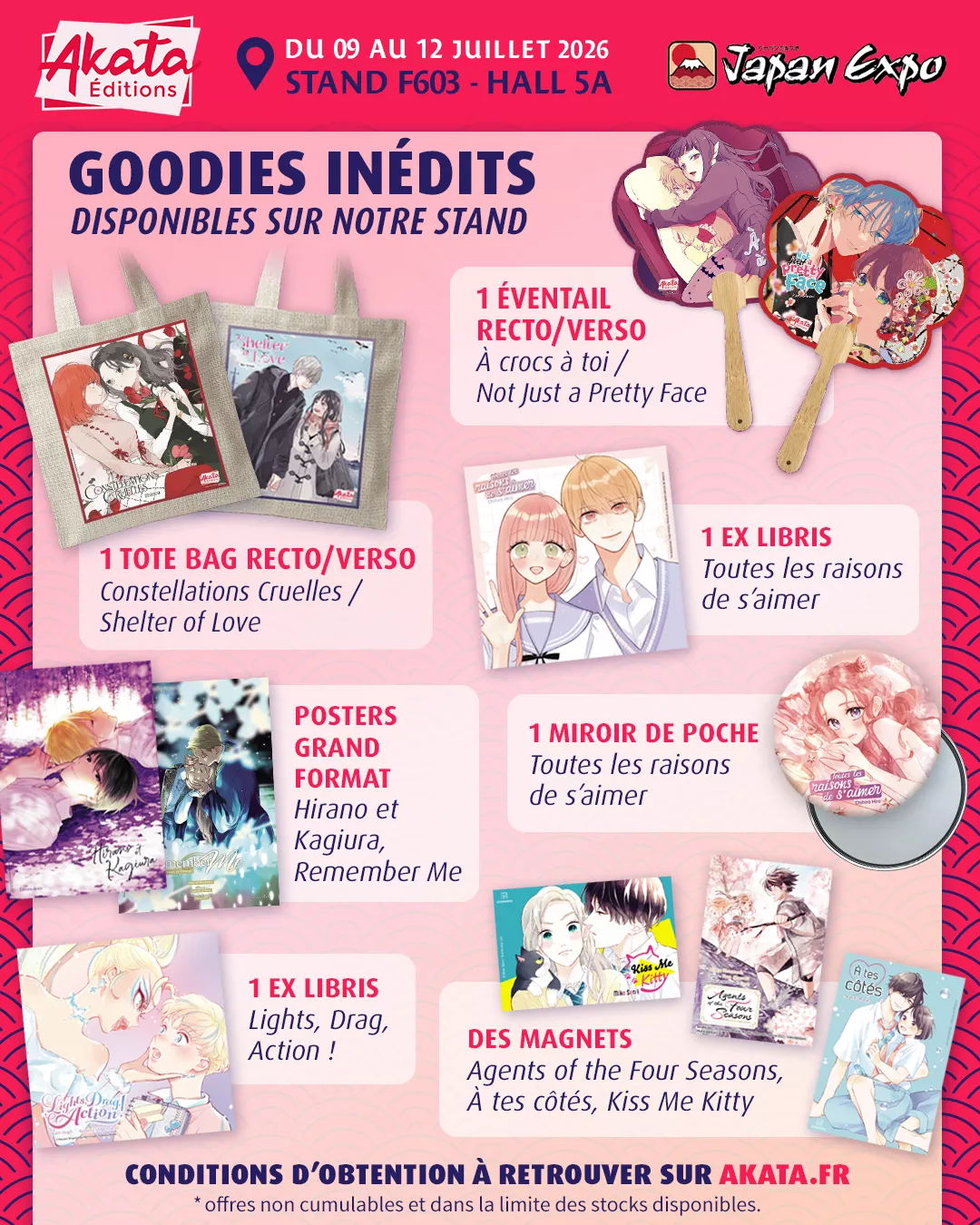 Event: Updated roundup of publisher goodies at Japan Expo 2026