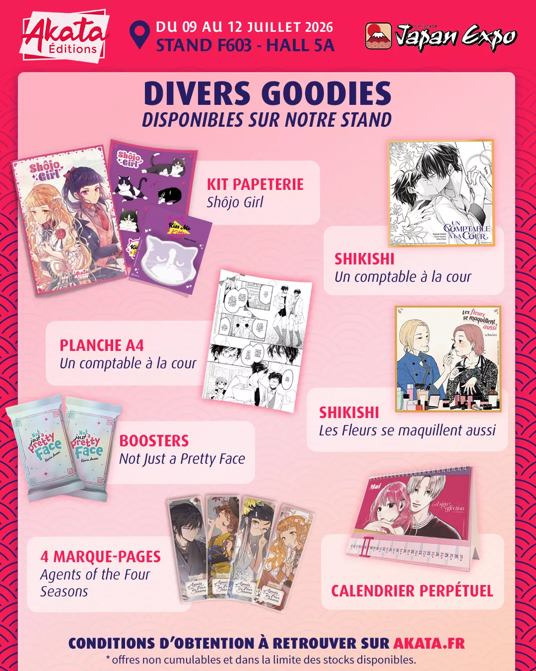 Event: Updated roundup of publisher goodies at Japan Expo 2026