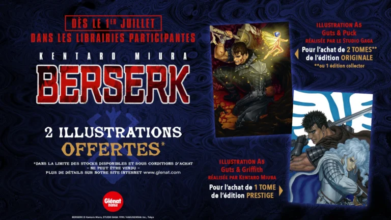Glenat offers Berserk illustrations