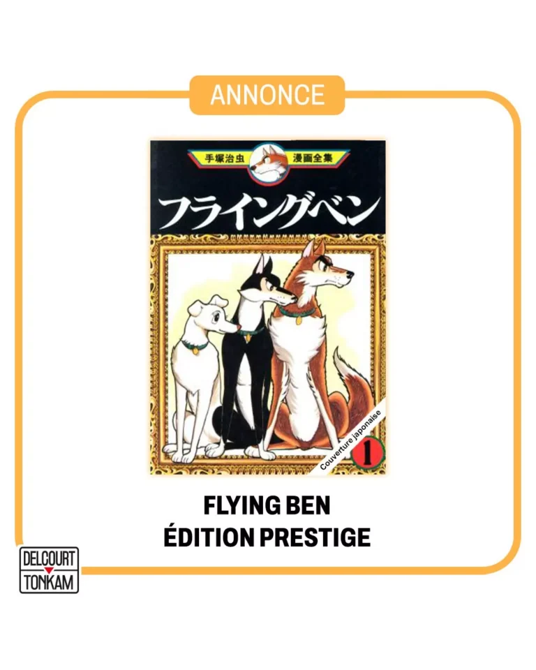 Osamu Tezuka's manga Flying Ben arrives in a Prestige edition at Delcourt/Tonkam