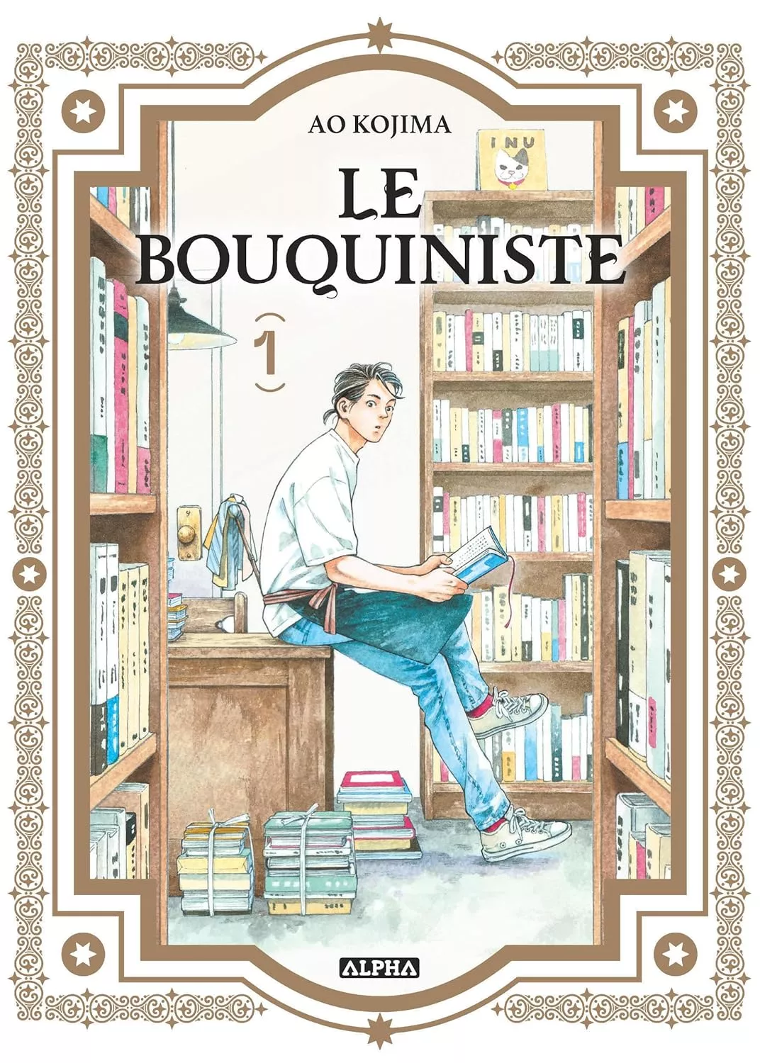 Vega offers a metal Le Bouquiniste bookmark