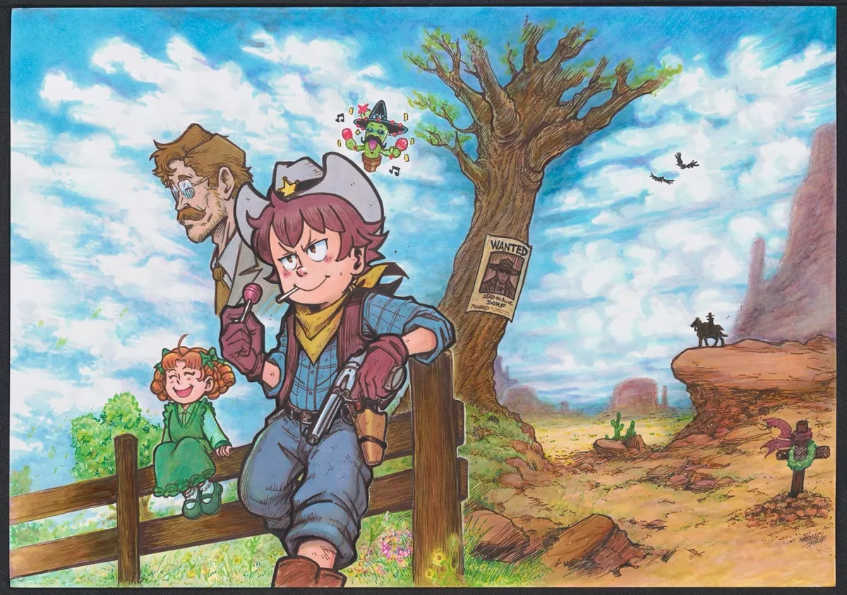 Djiguito reveals SHERIFF BOY, his new manga