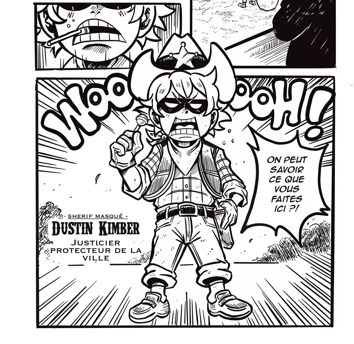 Djiguito reveals SHERIFF BOY, his new manga