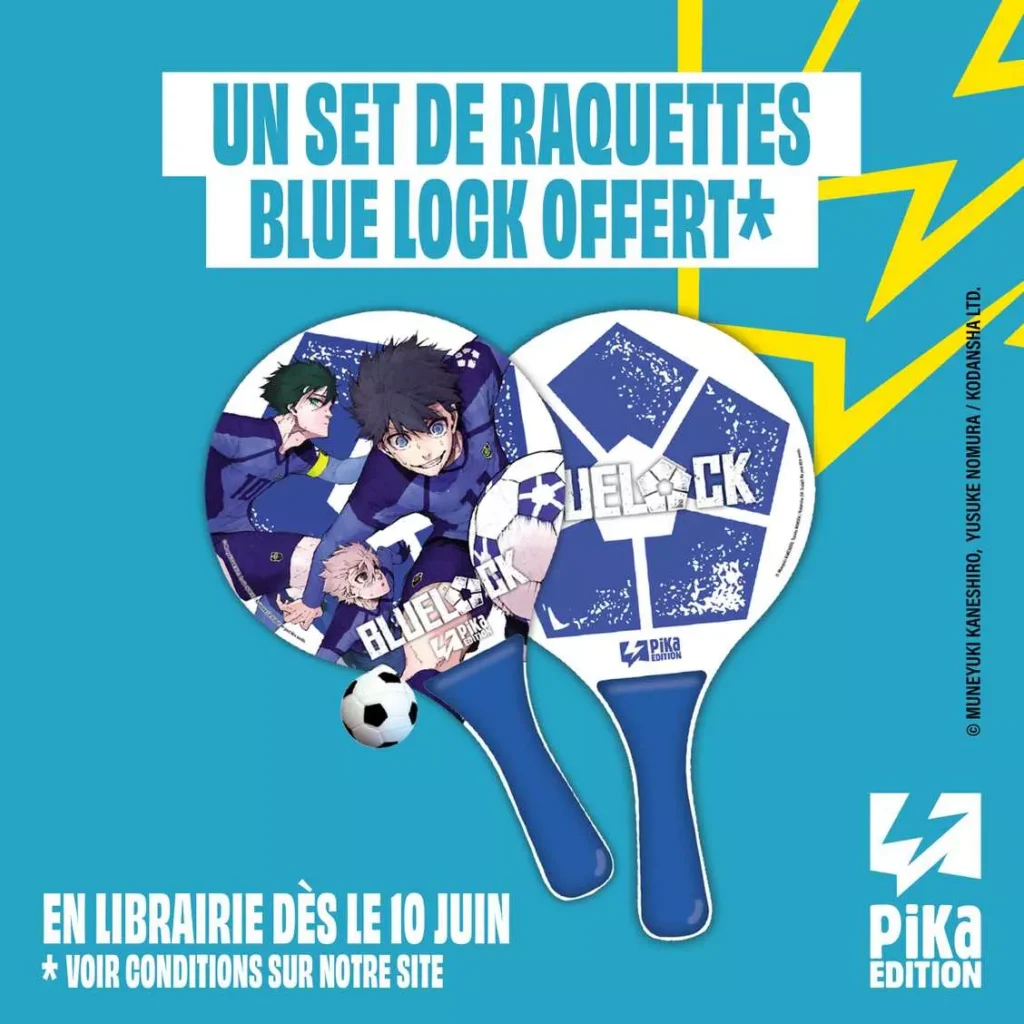 Pika offers Blue Lock beach rackets