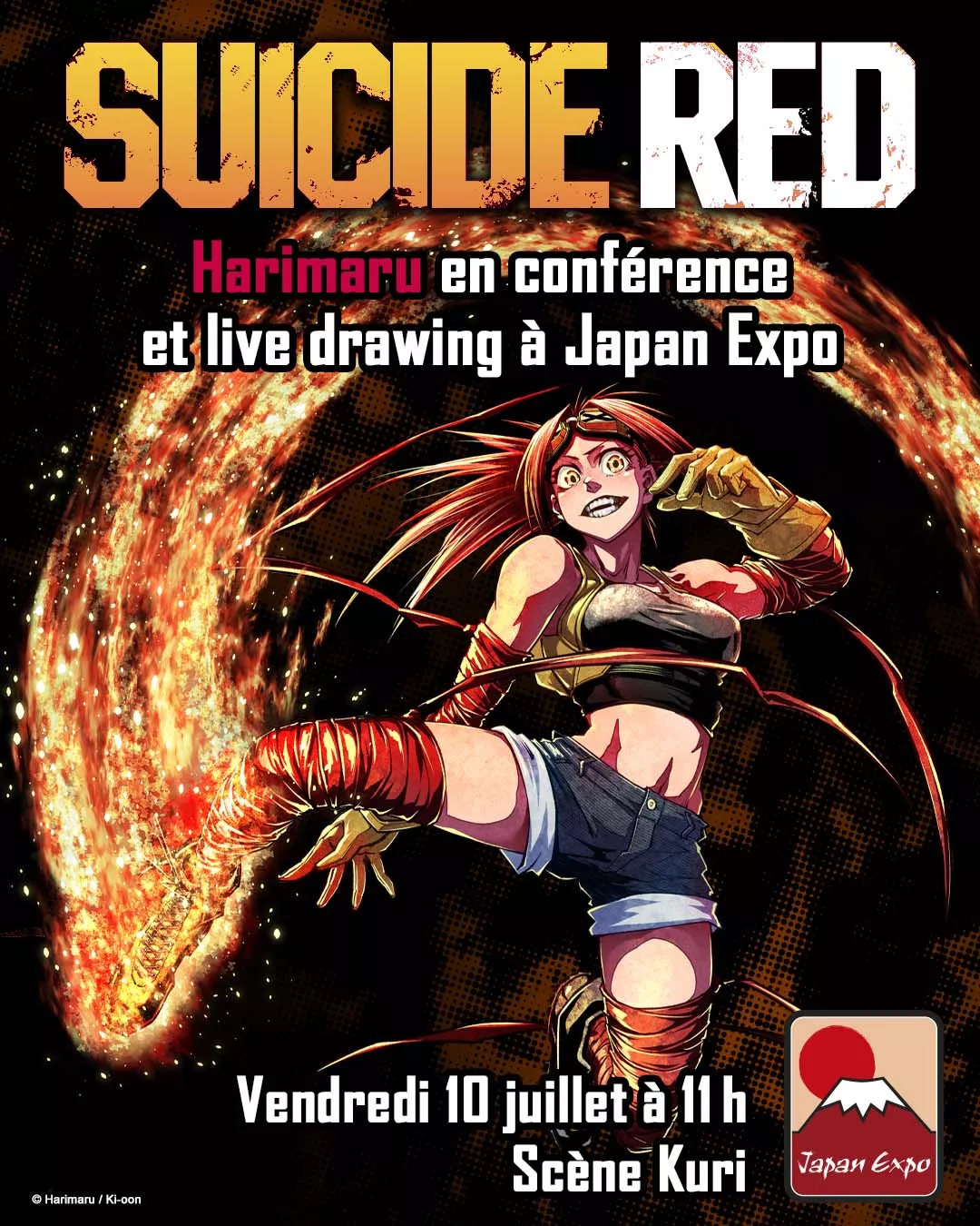Event: Harimaru's (Suicide Red) Japan Expo schedule