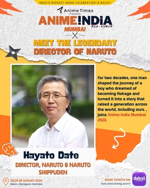 Anime India Mumbai 2026Reveals Naruto Director Hayato Date's Panel Schedule