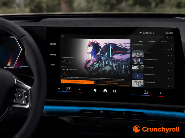 Crunchyroll to Stream in Select Cars Through Appning by FORVIA (Updated)